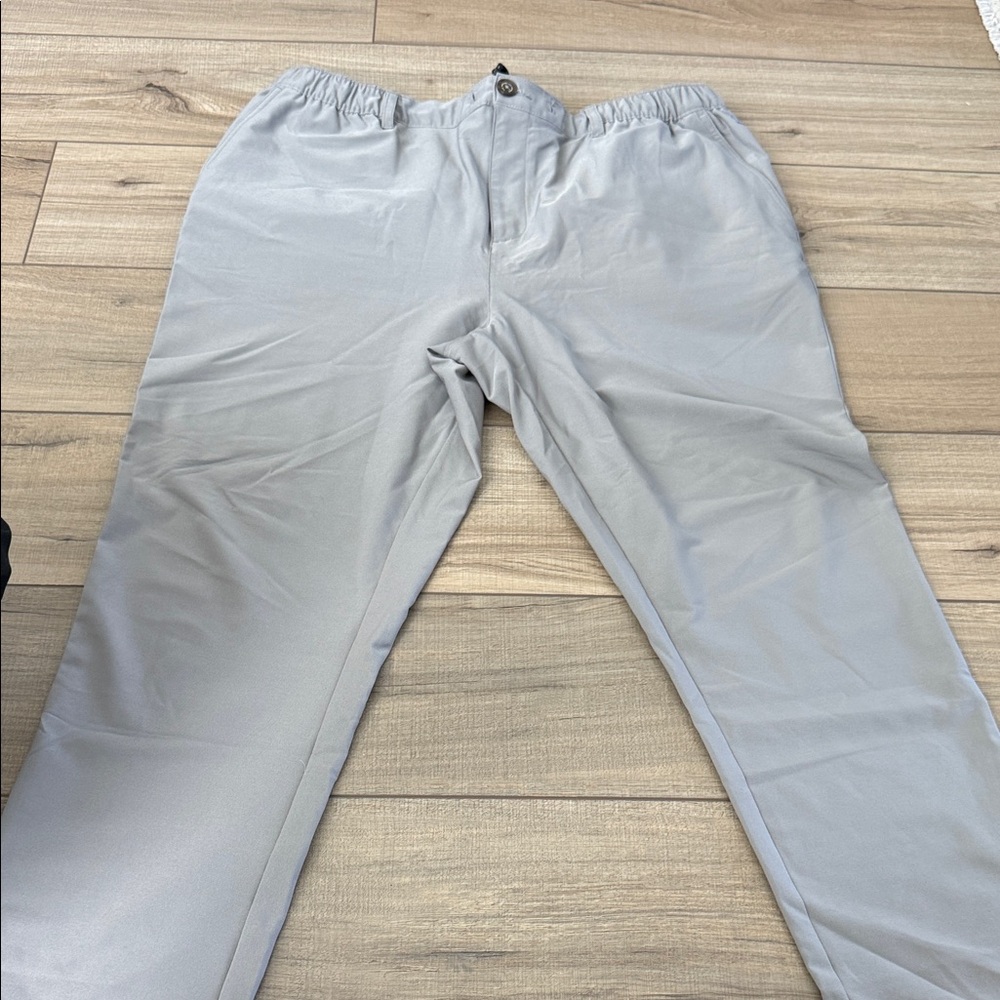 chubbies Light Gray Elastic-Waist Chinos